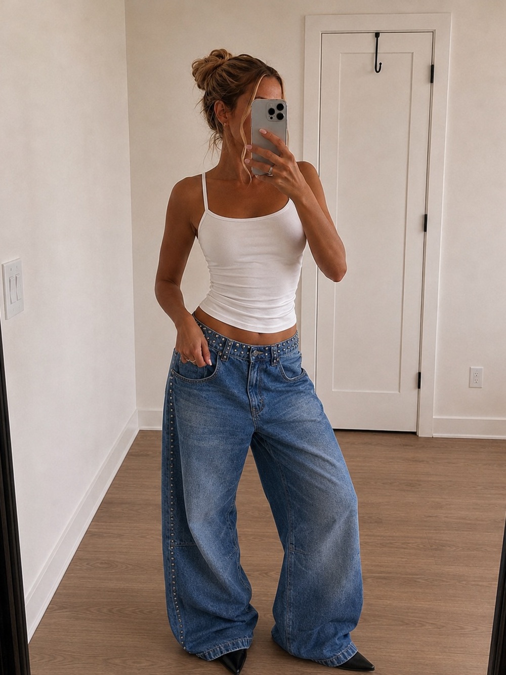 Jaded London Nailed Studded Colossus Jeans - Picture 3 of 3